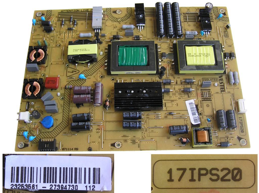 LCD modul zdroj 17IPS20 / SMPS BOARD 23253561