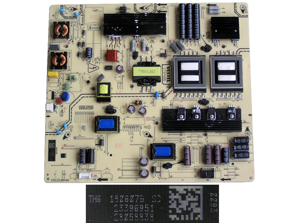LCD modul zdroj 17IPS55 / SMPS POWER BOARD Vestel 23396951