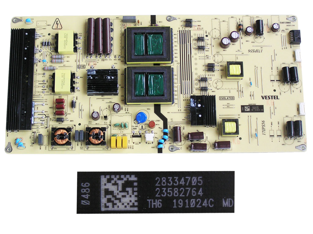 LCD modul zdroj 17IPS56 / SMPS POWER BOARD Vestel 23582764
