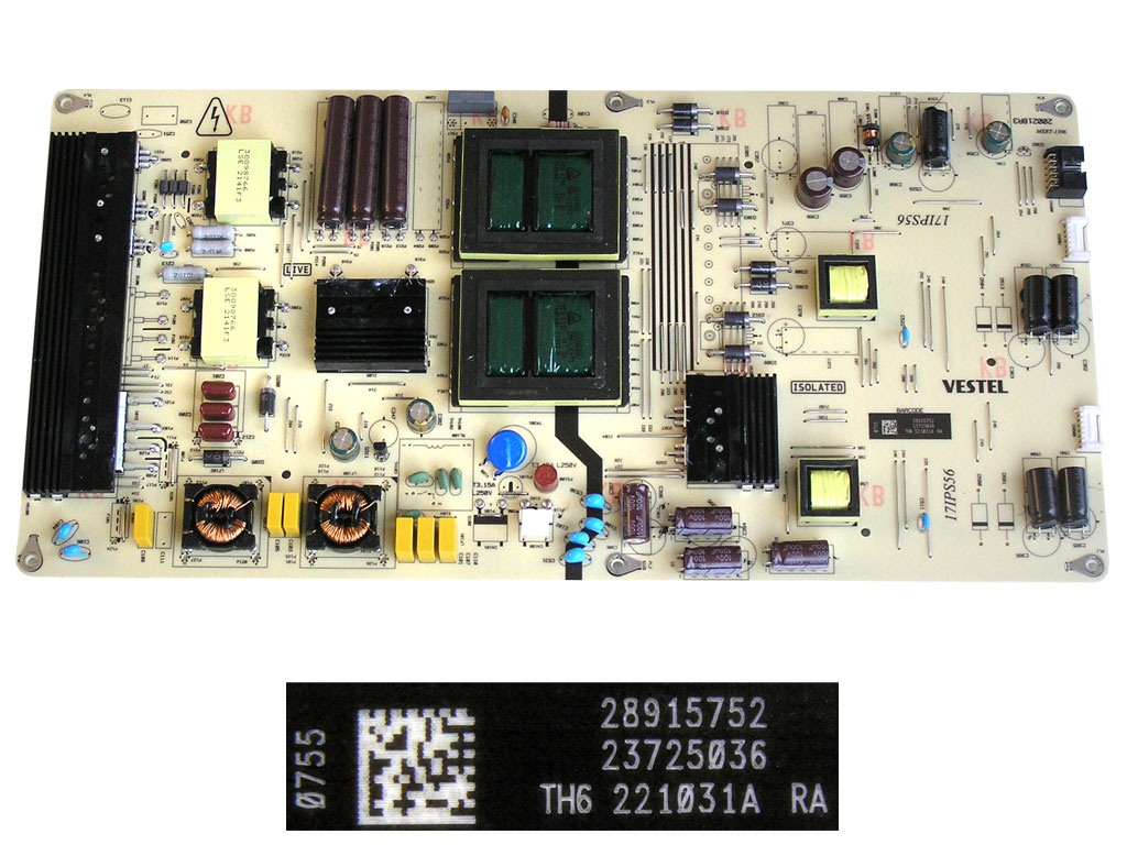 LCD modul zdroj 17IPS56 / SMPS POWER BOARD Vestel 23725036