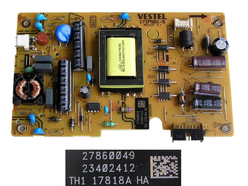 LCD modul zdroj 17IPS61-5 / SMPS board Vestel 23402412