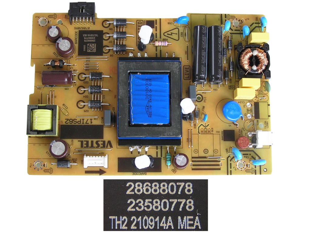 LCD modul zdroj 17IPS62 / SMPS POWER BOARD Vestel 23580778