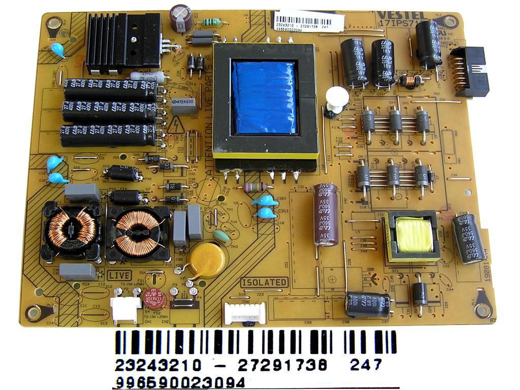 LCD modul zdroj 17IPS71P / SMPS BOARD VESTEL 23243210