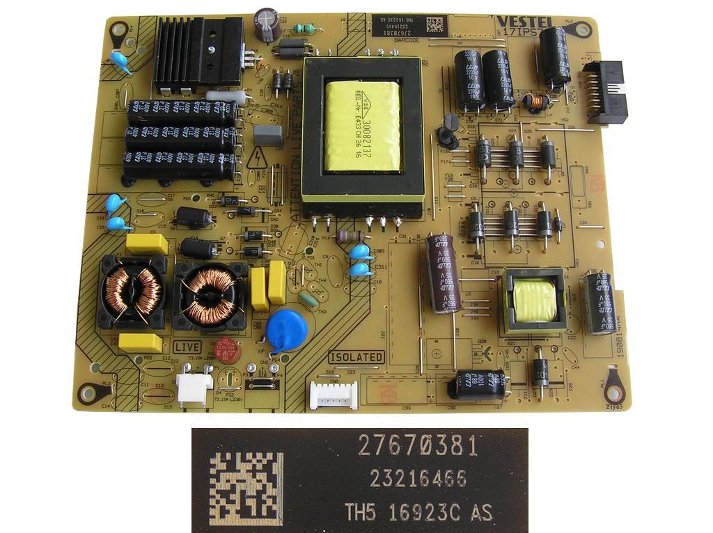 LCD modul zdroj 17IPS71R4-32 / SMPS Board Vestel 23216466