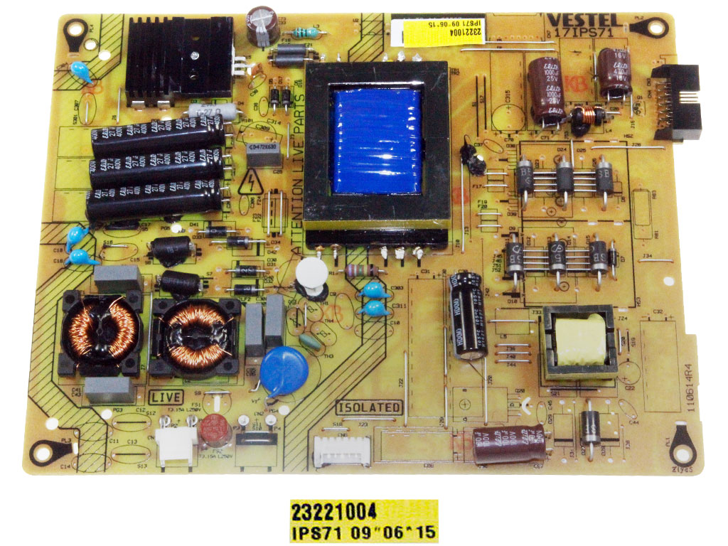 LCD modul zdroj 17IPS71R4 / SMPS board Vestel 23221004