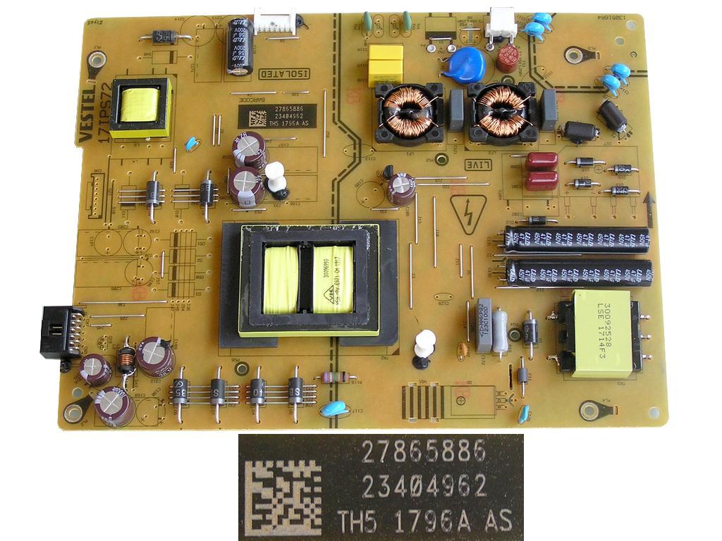 LCD modul zdroj 17IPS72 / SMPS POWER BOARD Vestel 23404962