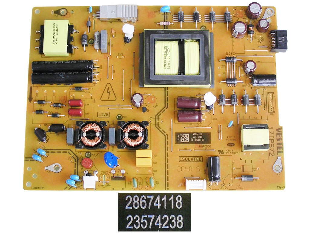 LCD modul zdroj 17IPS72 / SMPS POWER BOARD Vestel 23574238