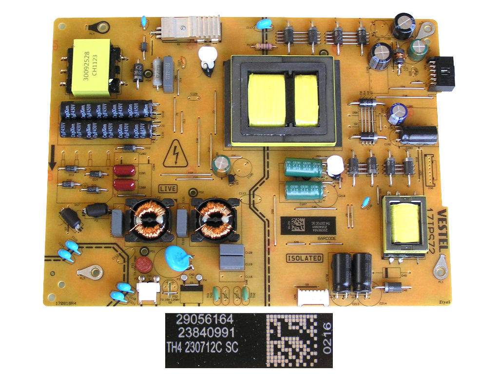 LCD modul zdroj 17IPS72 / SMPS POWER BOARD Vestel 23840991