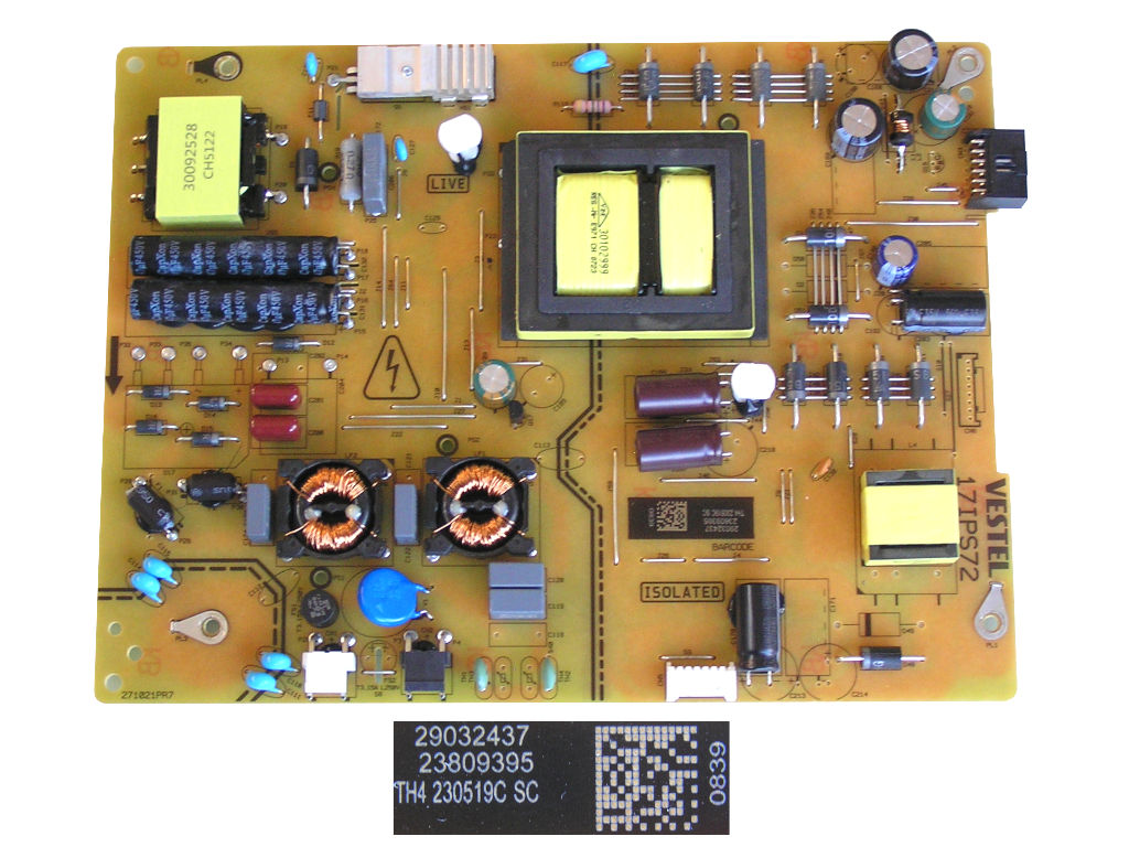 LCD modul zdroj 17IPS72 / SMPS board Vestel 23809395