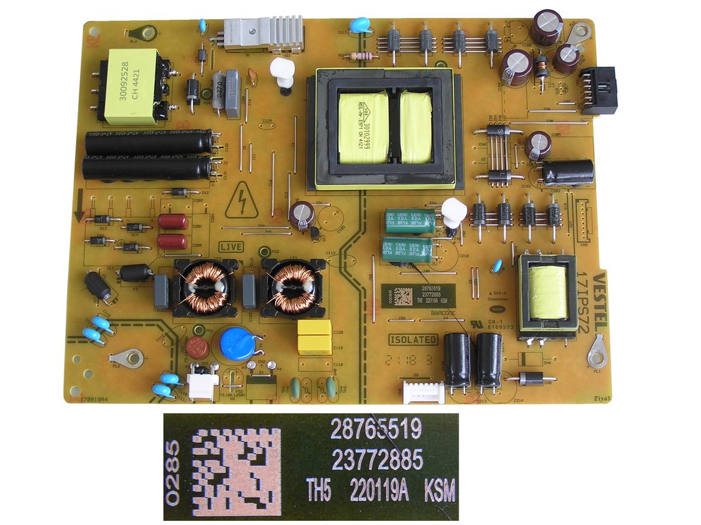 LCD modul zdroj 17IPS72 / SMPS power board Vestel 23772885