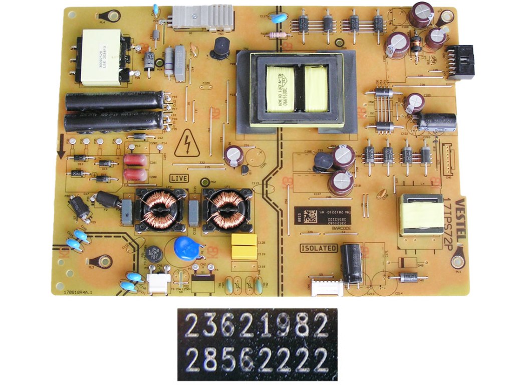 LCD modul zdroj 17IPS72P / SMPS POWER BOARD Vestel 23621982