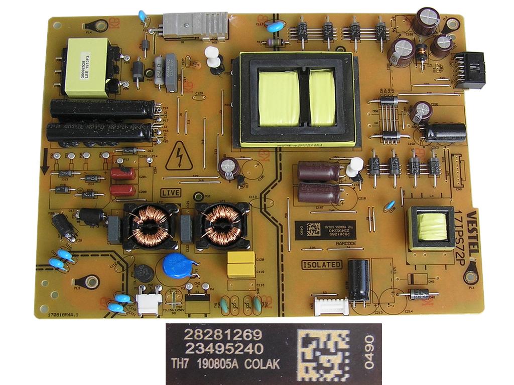 LCD modul zdroj 23495240 / SMPS board unit 17IPS72P / 23495240