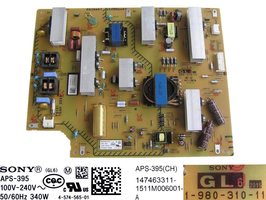 LCD modul zdroj APS-395 / 1-980-310-11 / POWER SUPPLY BOARD 147463311