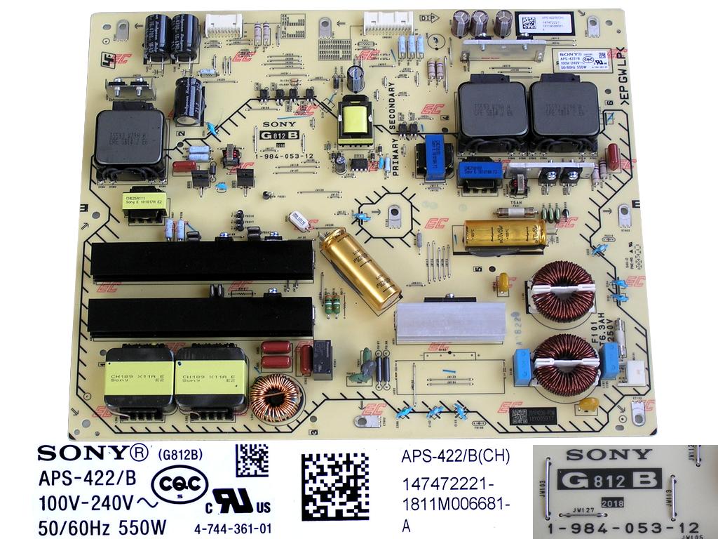 LCD modul zdroj APS-422/B / 1-984-053-12  / POWER SUPPLY BOARD 147472221