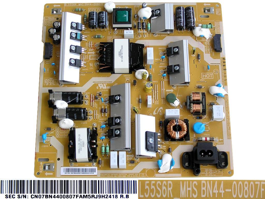 LCD modul zdroj BN44-00807F / SMPS UNIT L55S6_MHS / BN4400807F