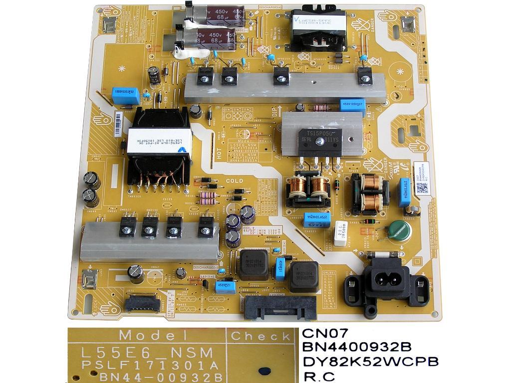 LCD modul zdroj BN44-00932B  / Power board L55E6_NSM / BN4400932B