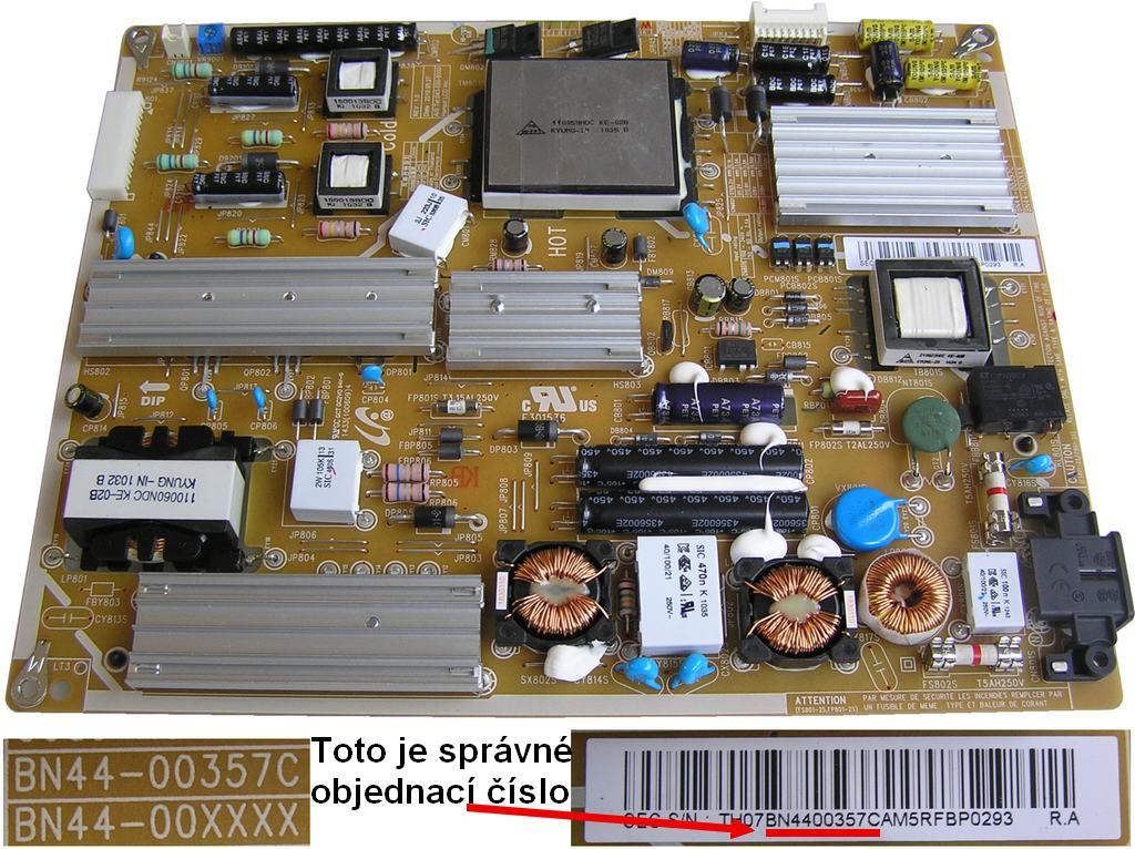 LCD modul zdroj BN4400357C / SMPS DC-VSS LED BOARD BN44-00357C