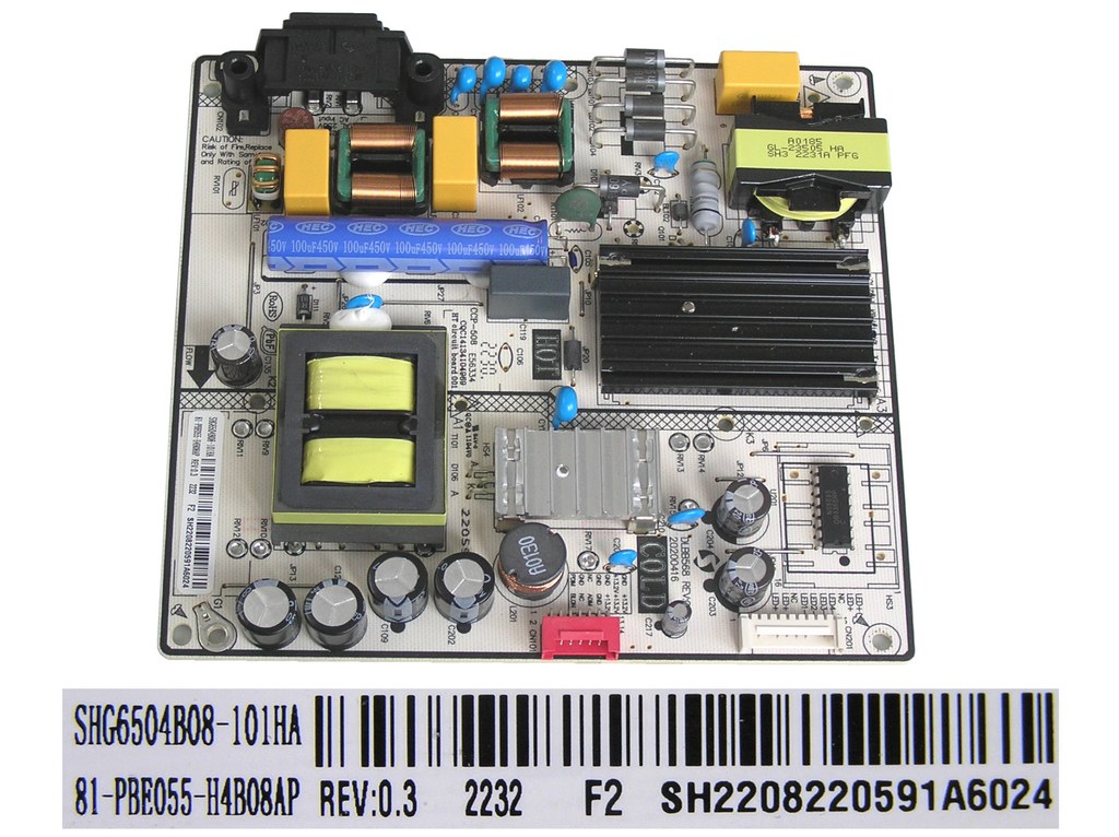 LCD modul zdroj CCP-508 / SMPS BOARD DLBB568 REV:0.3 / SHG6504B08-101HA