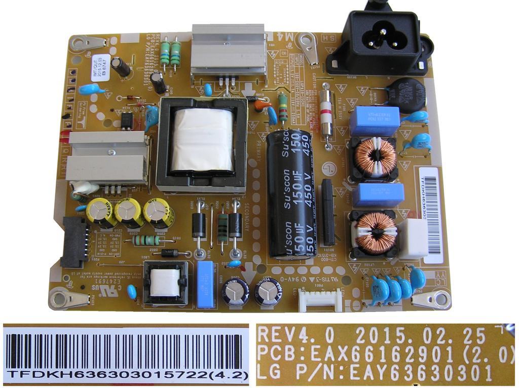 LCD modul zdroj EAY63630301 / Power supply board LGP43B-15CH1