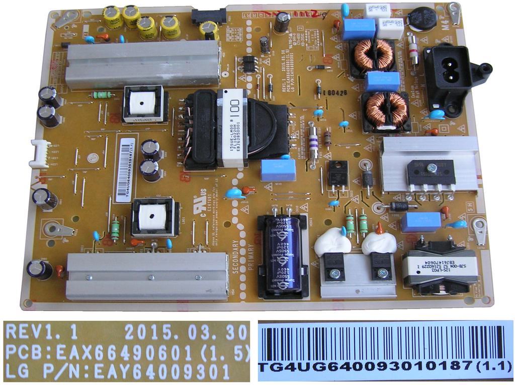 LCD modul zdroj EAY64009301 / SMPS board unit LGP55E-15UL2