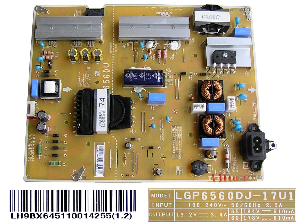 LCD modul zdroj EAY64511001 / LGP6560DJ-17U1 / Power supply board EAY64511001