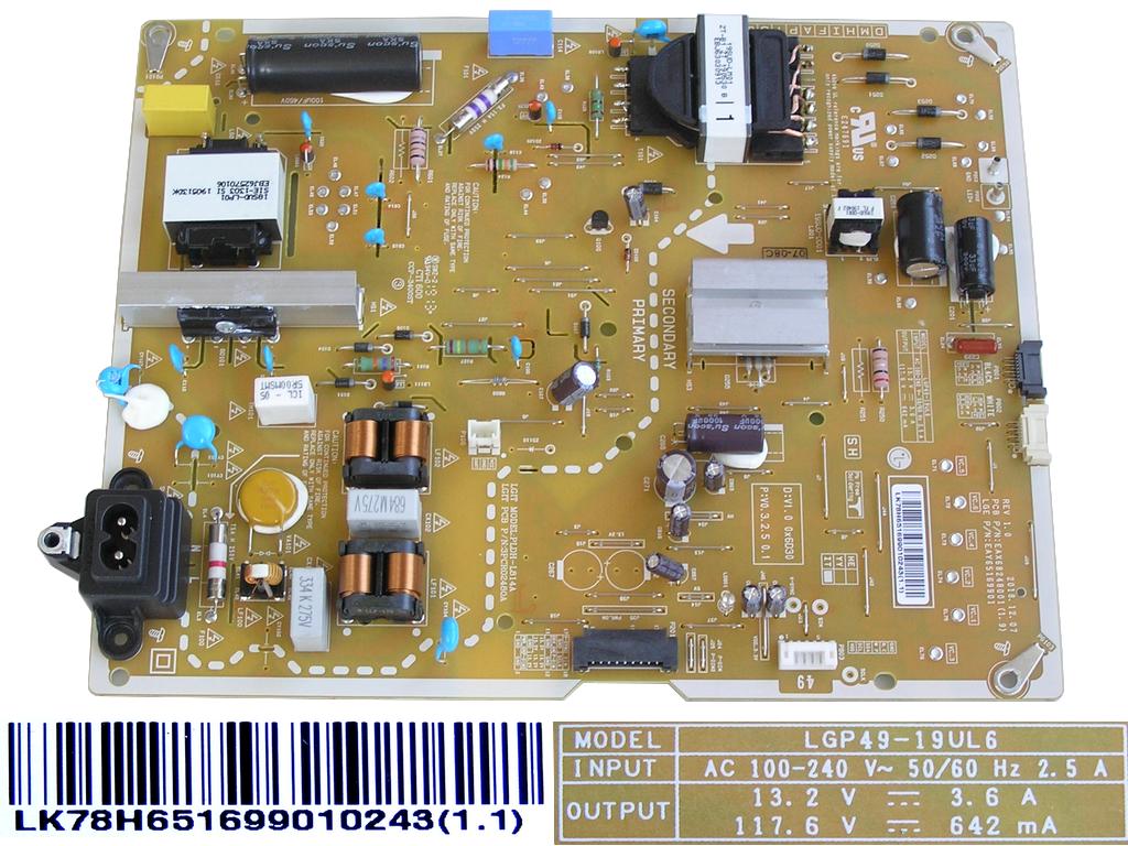 LCD modul zdroj EAY65169901 / Power board LGP49-19UL6 / EAY65169901