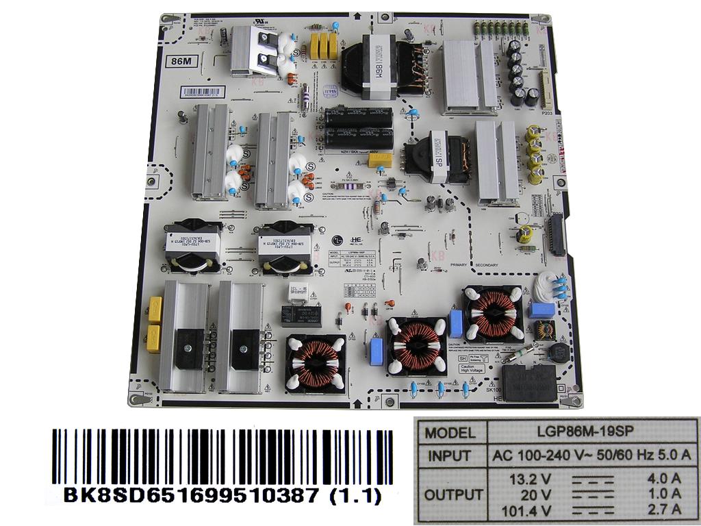 LCD modul zdroj EAY65169951 / Power board LGP86M-19SP / EAY65169951