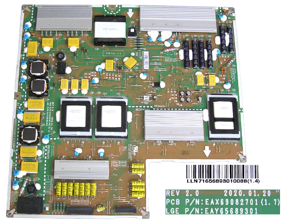 LCD modul zdroj EAY65689301 / Power supply assembly LGP55WS-20OP / EAY65689335