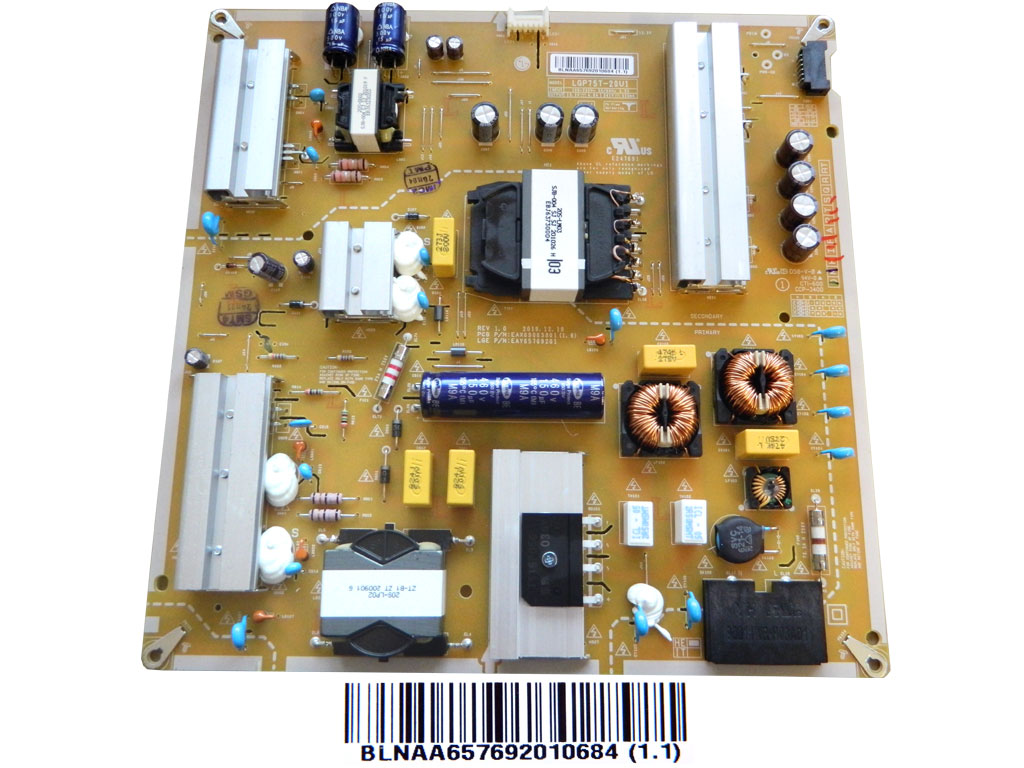 LCD modul zdroj EAY65769201 / Power supply assembly LGP75T-20U1 / EAY65769201