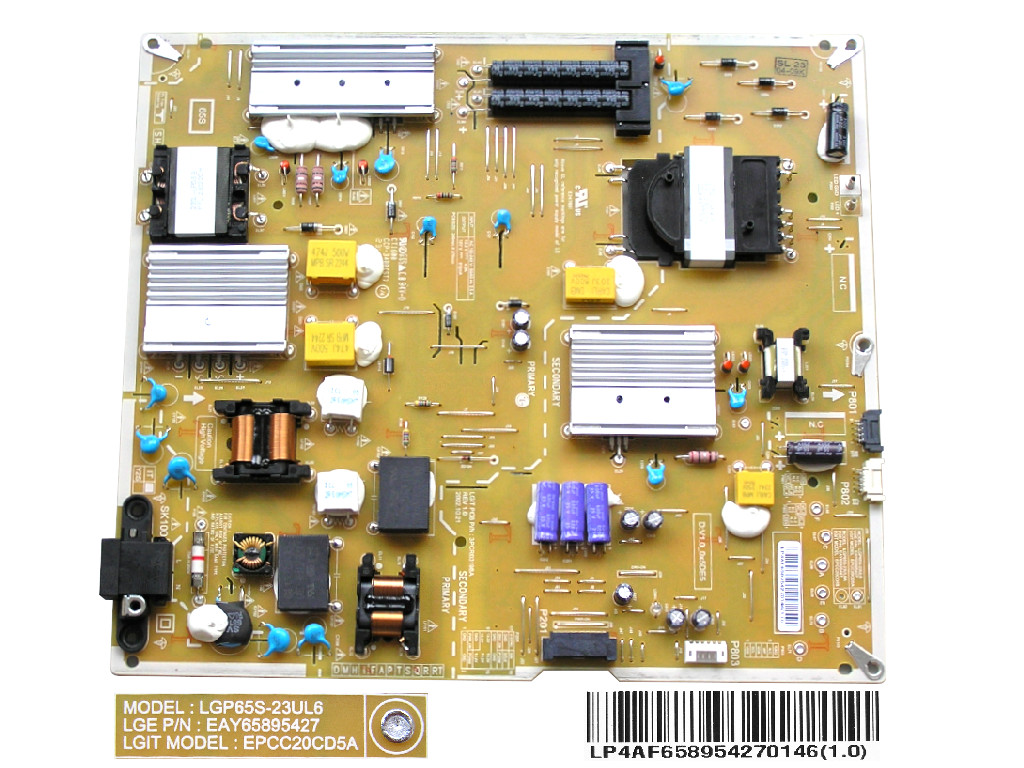LCD modul zdroj EAY65895427 / Power supply assembly LGP65S-23UL6 / EAY65895427
