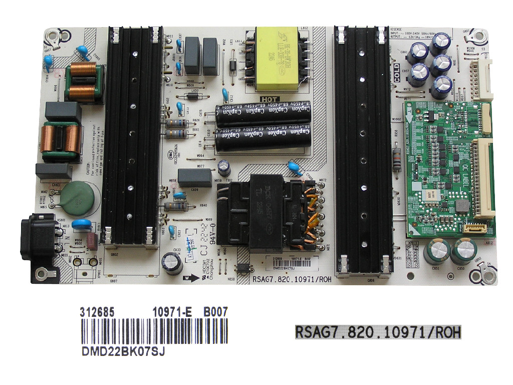 LCD modul zdroj Hisense 55U77HQ/  SMPS power unit  RSAG7.820.10971/ROH  / DMD22BK07SJ / 312685