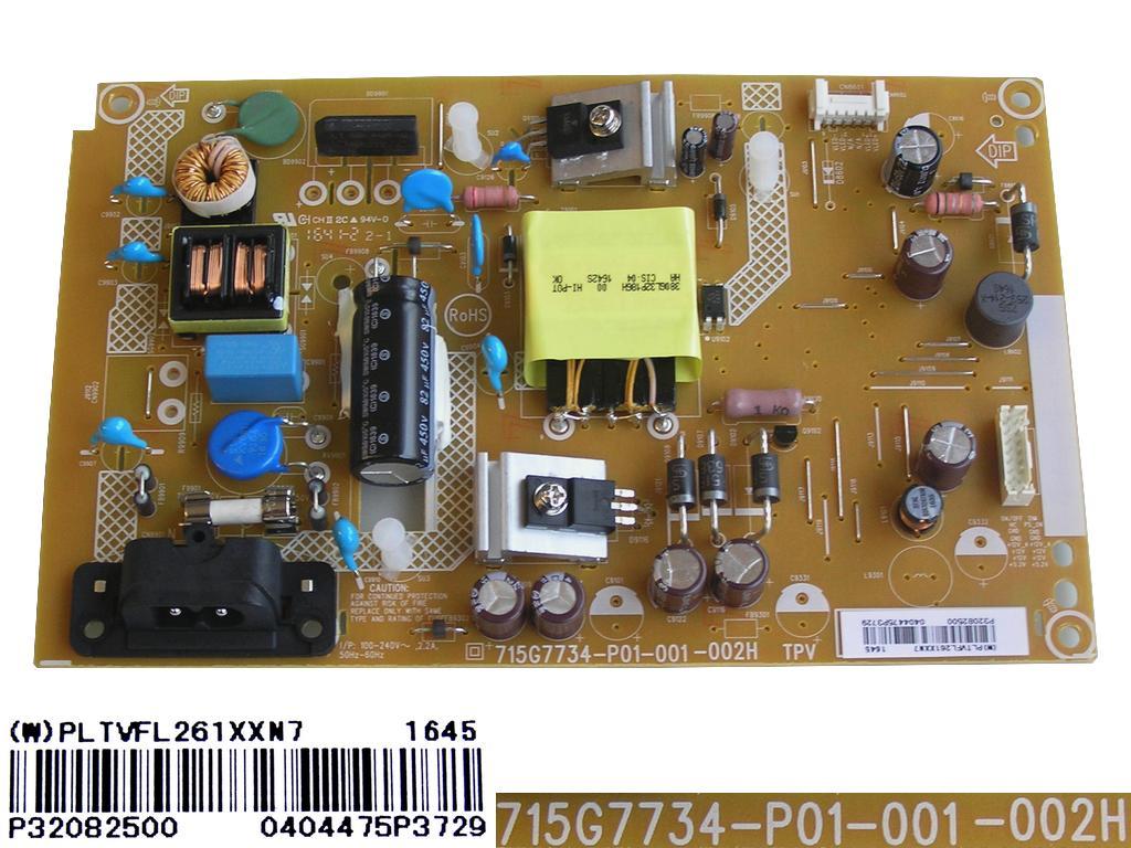 LCD modul zdroj PLTVFL261XXN7, PLTVFL261XAN3 / SMPS board 715G7734-P01-001-002H, 715G7734-P01-000-002H 