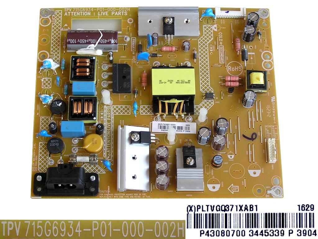 LCD modul zdroj PLTVGQ371XAB1 / Power supply board 715G6934-P01-000-002H / Philips 996596305041