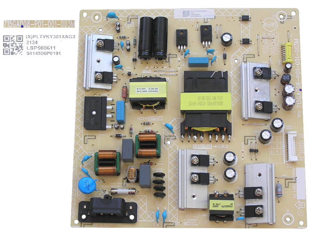 LCD modul zdroj PLTVKY301XAG3 / 715GA008-P01-001-003M inverter board Panasonic 