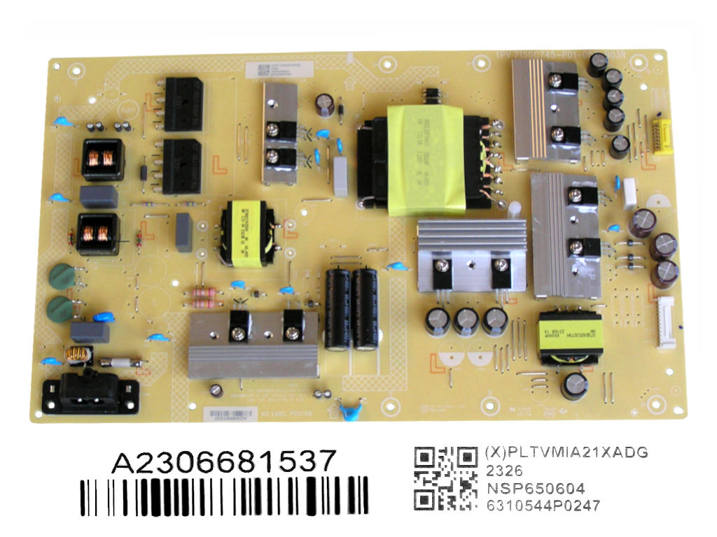 LCD modul zdroj PLTVMIA21XADG / SMPS power supply board 715GC745-P01-003-B03R / Philips 996592301268