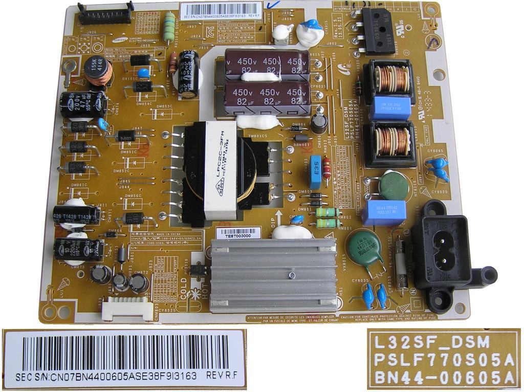 LCD modul zdroj PSLF770S05A / BN44-00605A / SMPS UNIT BN4400605A