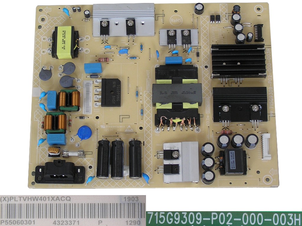 LCD modul zdroj Philips PLTVHW401XACQ / SMPS power supply board 715G9309-P02-000-003H