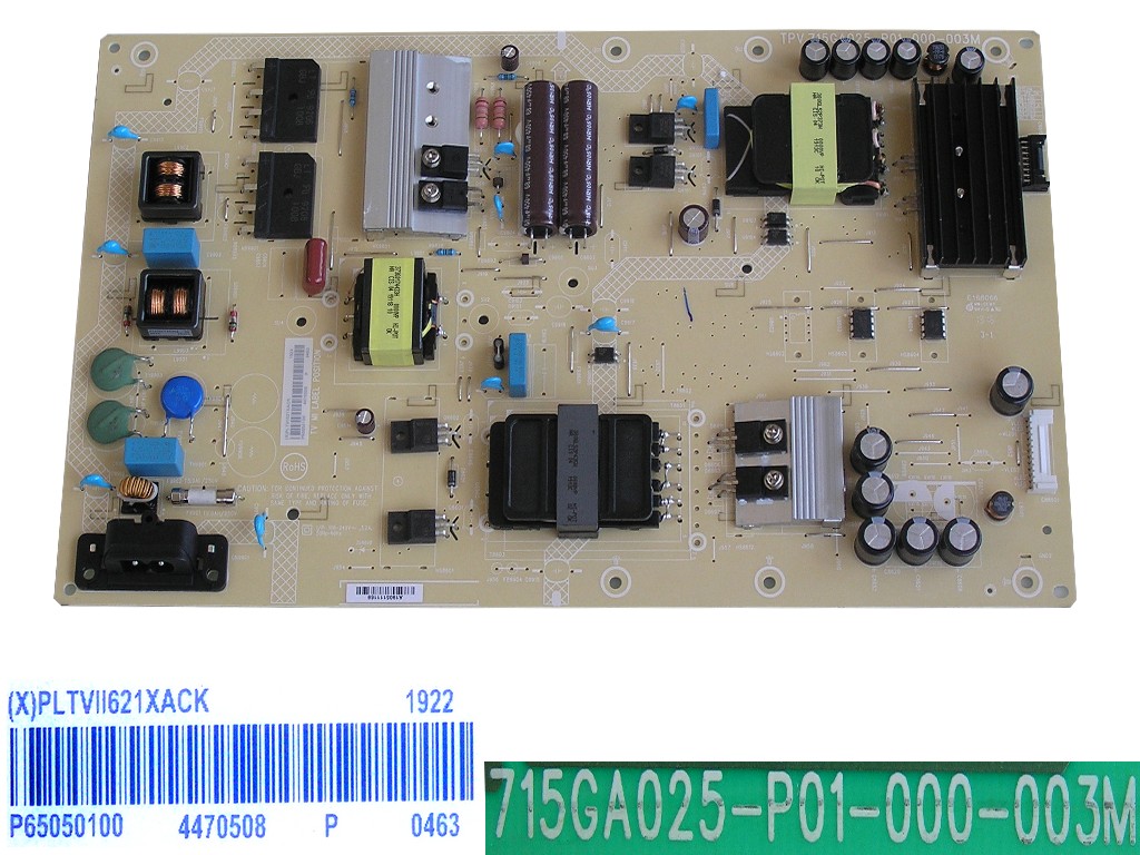 LCD modul zdroj Philips PLTVII621XACK / SMPS power supply board 715GA025-P01-000-003M