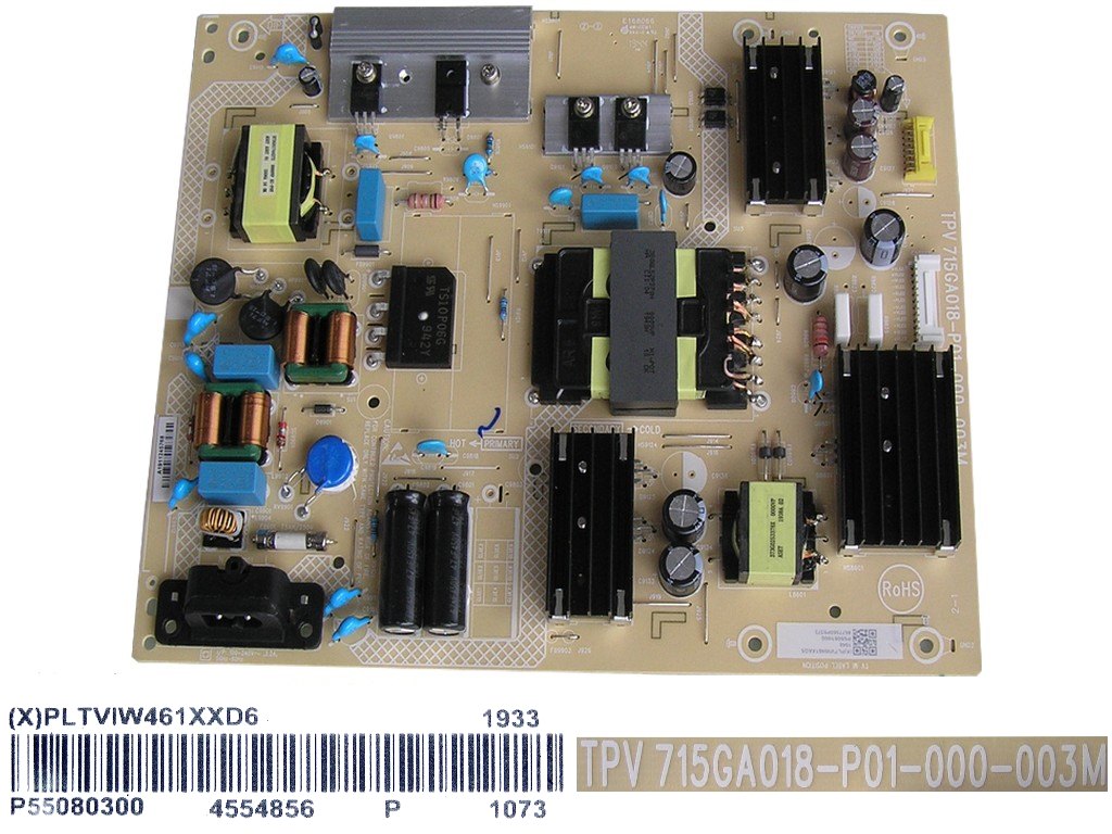 LCD modul zdroj Philips PLTVIW461XXD6 / SMPS power supply board 715GA018-P01-000-003M / PLTVIW461XAD5