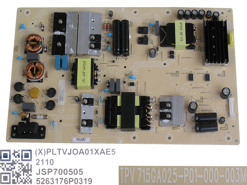 LCD modul zdroj Philips PLTVJOA01XAE5 / SMPS power supply board 715GA025-P01-000-003M