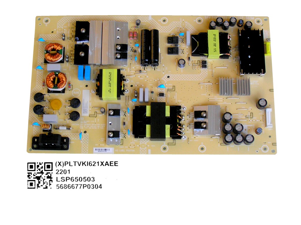 LCD modul zdroj Philips PLTVKI621XAEE / SMPS power supply board 715GA025-P01-007-003M / 996592102774