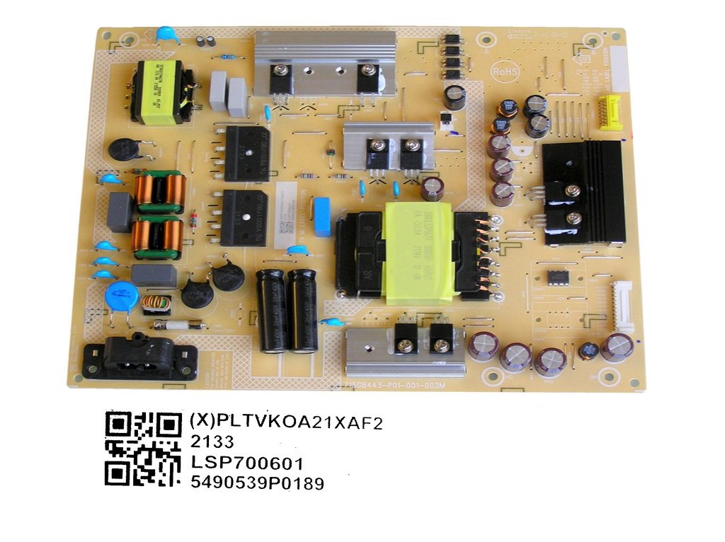 LCD modul zdroj Philips PLTVKOA21XAF2 / SMPS power supply board 715GB443-P01-001-003M