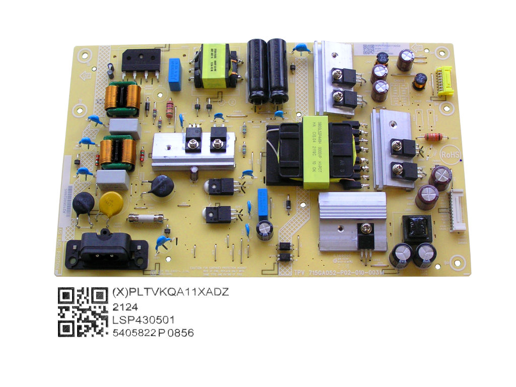 LCD modul zdroj Philips PLTVKQA11XADZ / SMPS power supply board 715GA052-P02-010-003M