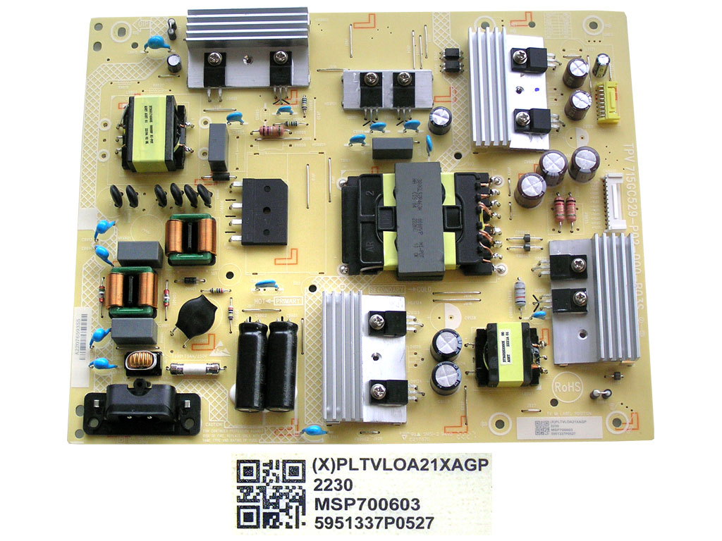 LCD modul zdroj Philips PLTVLOA21XAGP / SMPS power supply board 715GC529 - P02 - 000 - B03S