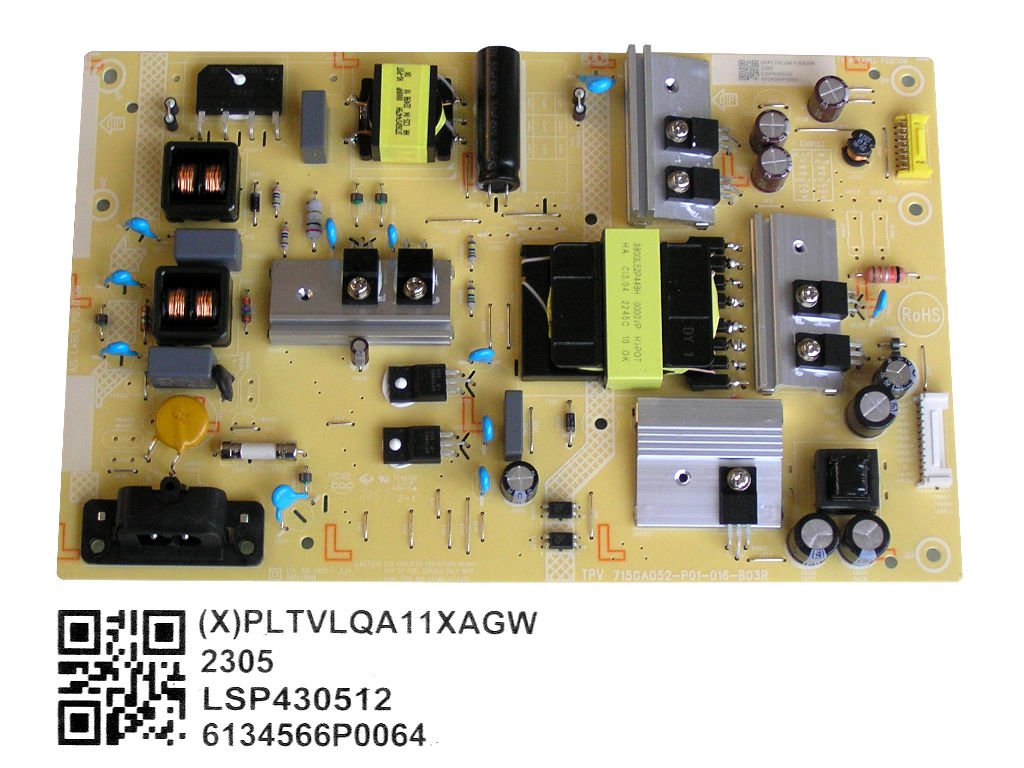LCD modul zdroj Philips PLTVLQA11XAGW / SMPS power supply board 715GA052-P01-016-B03R