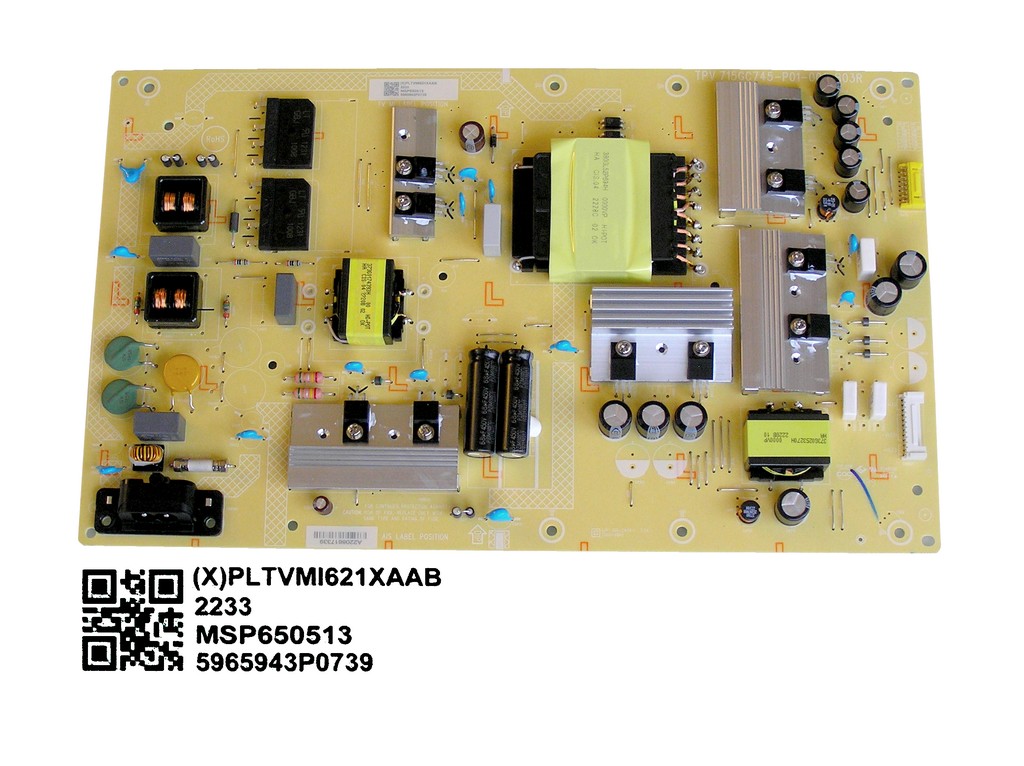 LCD modul zdroj Philips PLTVMI621XAAB / SMPS power supply board 715GC745-P01-001-B03R