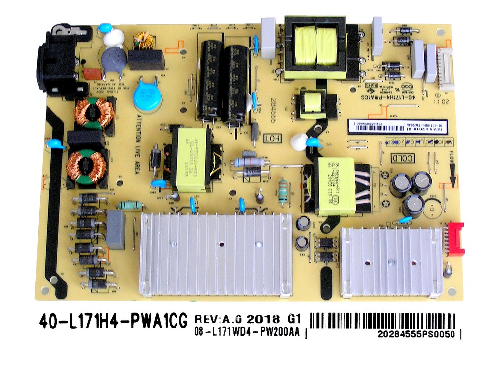 LCD modul zdroj TCL 08-L171WD4-PW200AA  / SMPS power supply board 40-L171H4-PWA1CG