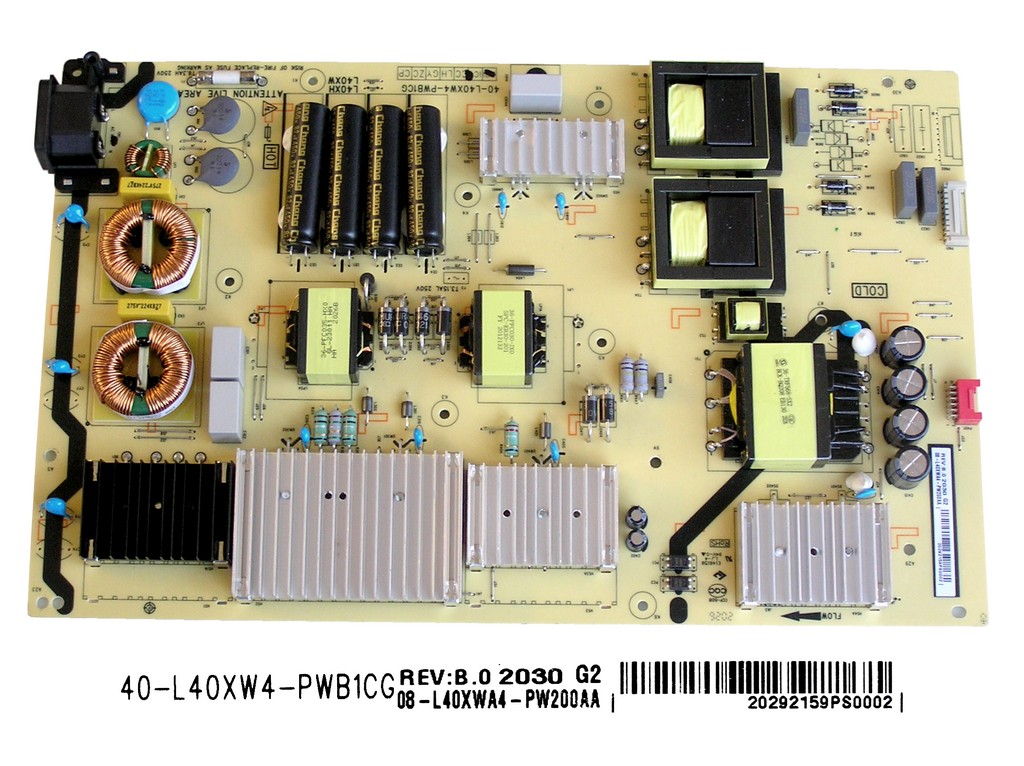 LCD modul zdroj TCL 08-L40XWA4-PW200AA / SMPS power supply board 40-L40XW4-PWB1CG