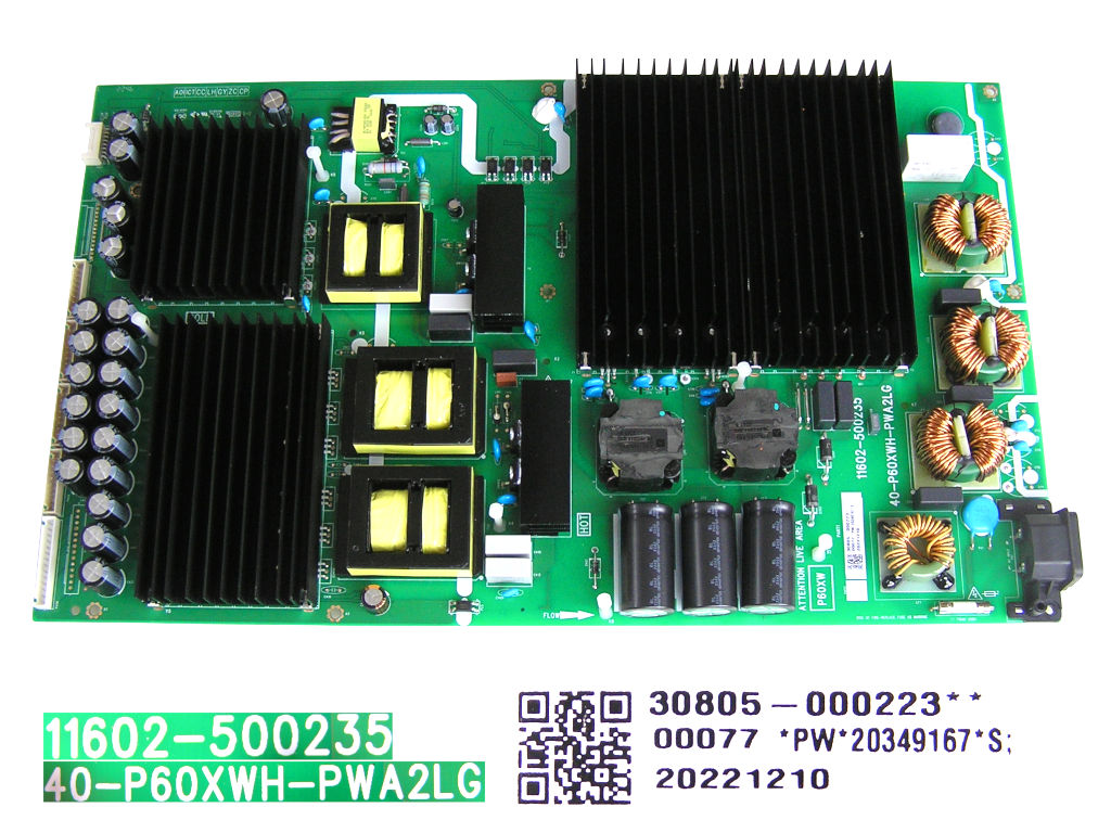LCD modul zdroj TCL 30805-000223 / SMPS power supply board 40-P60XWH-PWA2LG