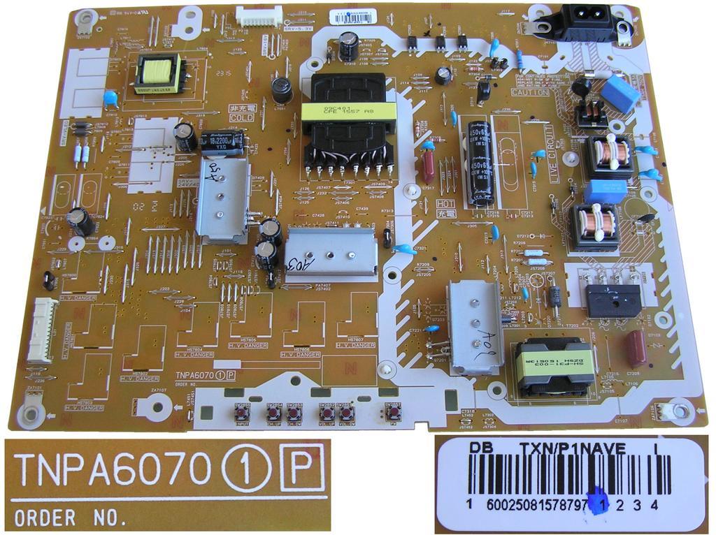 LCD modul zdroj TNPA6070 / SMPS BOARD TNPA6070 TXN/P1NAVE